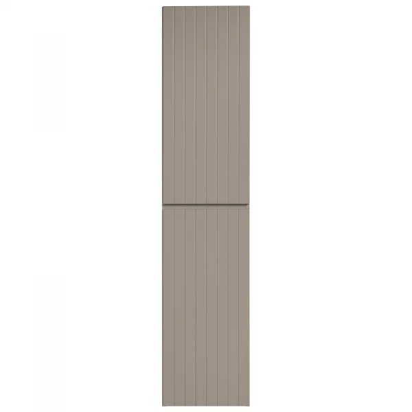 Colonna bagno sospesa 35x160h cm cannettato 2 ante beige Autentic