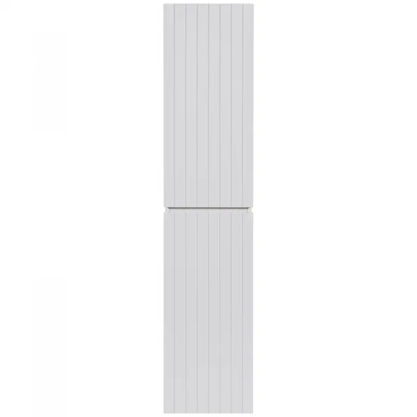 Colonna bagno sospesa 35x160h cm cannettato 2 ante bianco Autentic