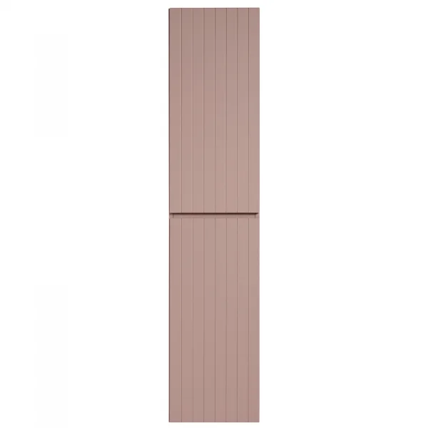 Colonna bagno sospesa 35x160h cm cannettato 2 ante rosa Autentic