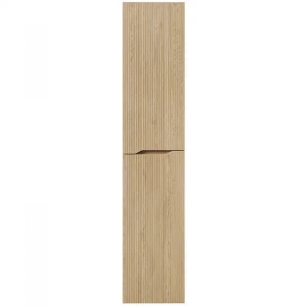 Colonna bagno sospesa 35x170h cm cannettato 2 ante rovere Pretty