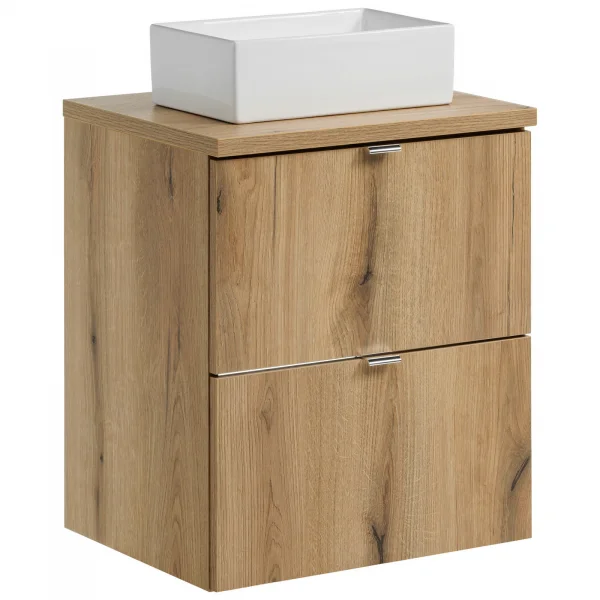 Lavabo bagno da appoggio 35x22cm ceramica bianco Puky