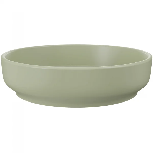 Lavabo bagno da appoggio ø40cm ceramica verde Lolli