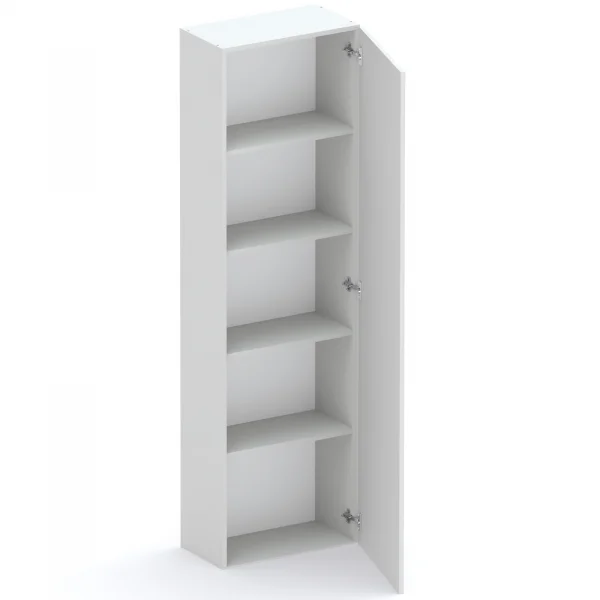 Libreria mobile multiuso scarpiera dispensa 195x186h grigio chiaro Sunset 1003