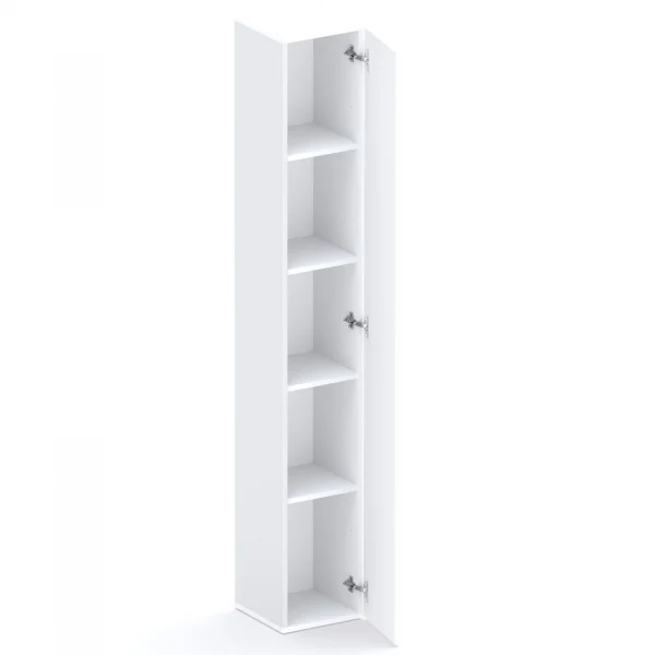 Libreria moderna 84x186h cm 1 anta bianco lucido Sunset