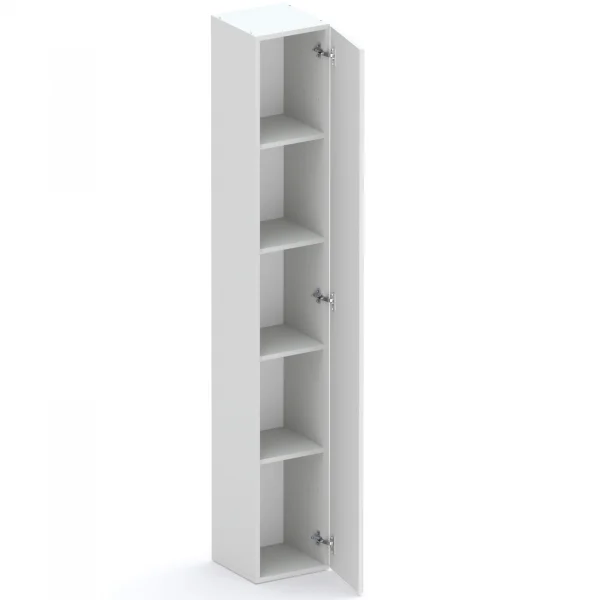 Libreria moderna 84x186h cm 1 anta grigio chiaro Sunset