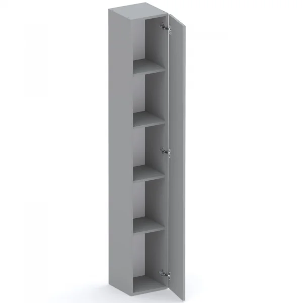 Libreria moderna 84x186h cm 1 anta grigio scuro Sunset