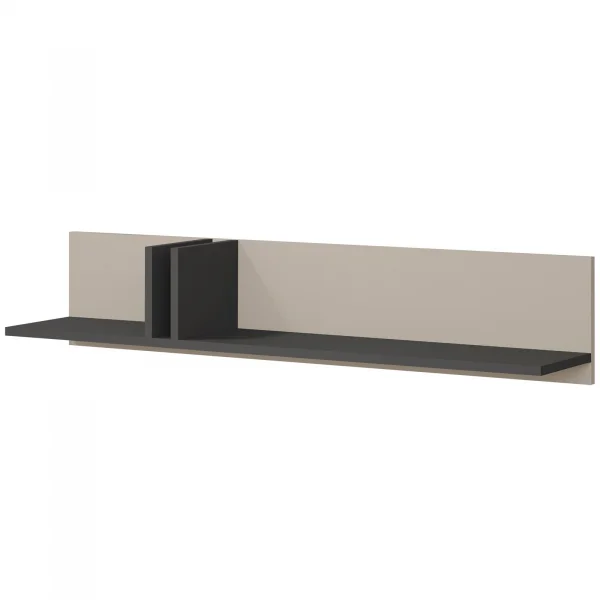 Mensola 110x22 cm antracite beige Essenzia