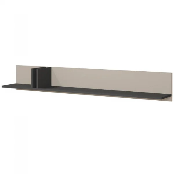 Mensola 150x22 cm antracite beige Essenzia
