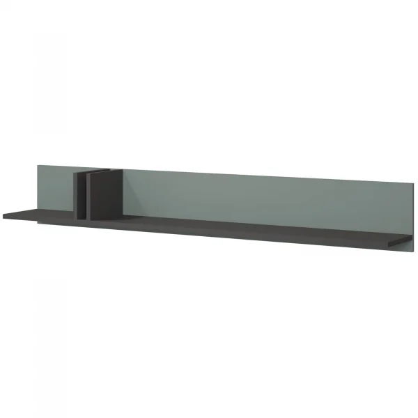 Mensola 150x22 cm antracite verde Essenzia
