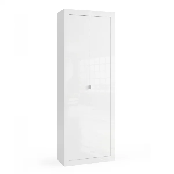 Mobile bagno 70x195h cm 2 ante bianco lucido Turny