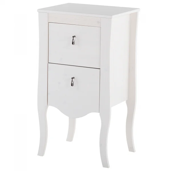 Mobile bagno classico 45cm 2 cassetti bianco Brigit