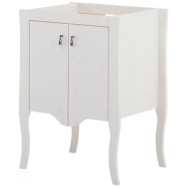 Mobile bagno classico 60cm con lavabo 2 ante bianco Brigit