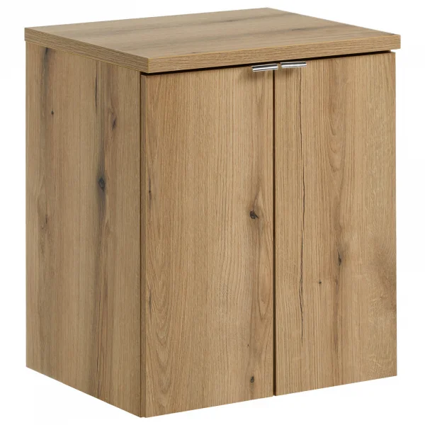 Mobile bagno sospeso 50cm 2 ante rovere Rovery