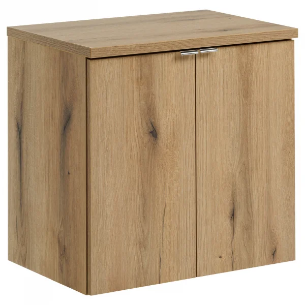 Mobile bagno sospeso 60cm 2 ante rovere Rovery