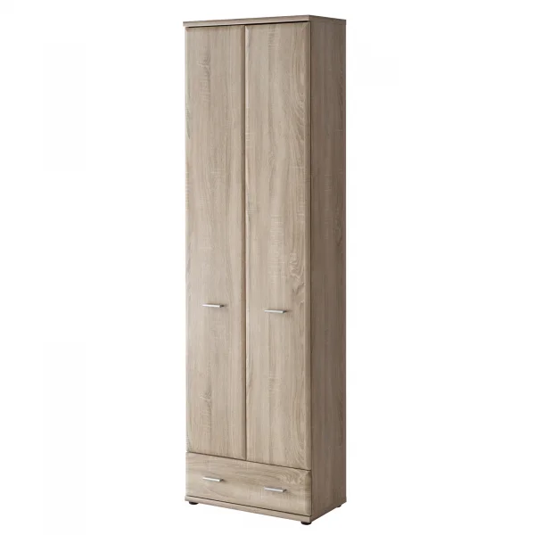 Mobile multiuso ingresso 60x203h cm 2 ante rovere sonoma New York-California Gihome®