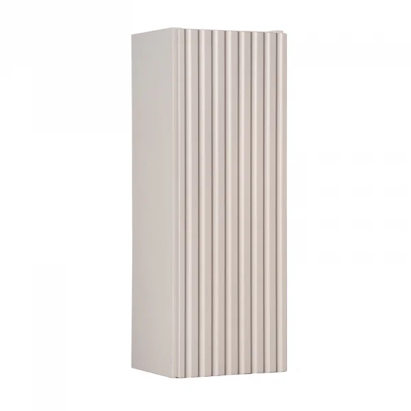 Pensile bagno sospeso 20x57h cm cannettato 1 anta beige Cleany