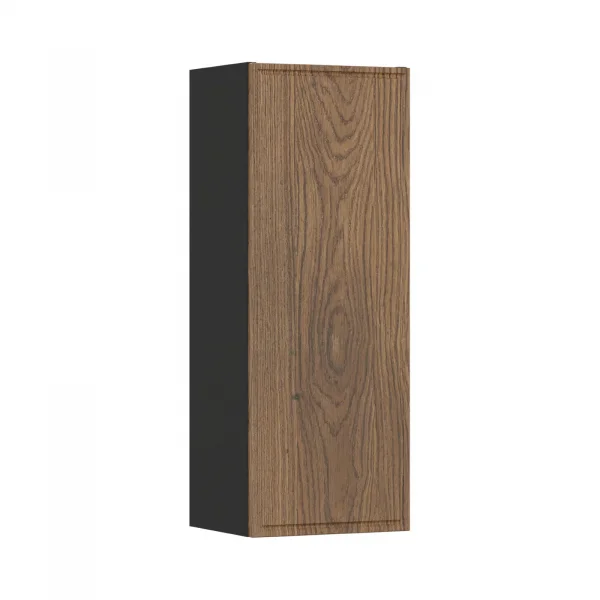Pensile bagno sospeso 30x80h cm 1 anta noce Walnuts