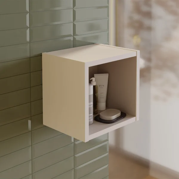 Pensile cubo 27x28h cm beige Corallo