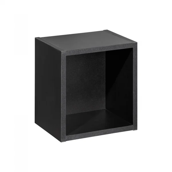 Pensile cubo 27x28h cm nero Corallo