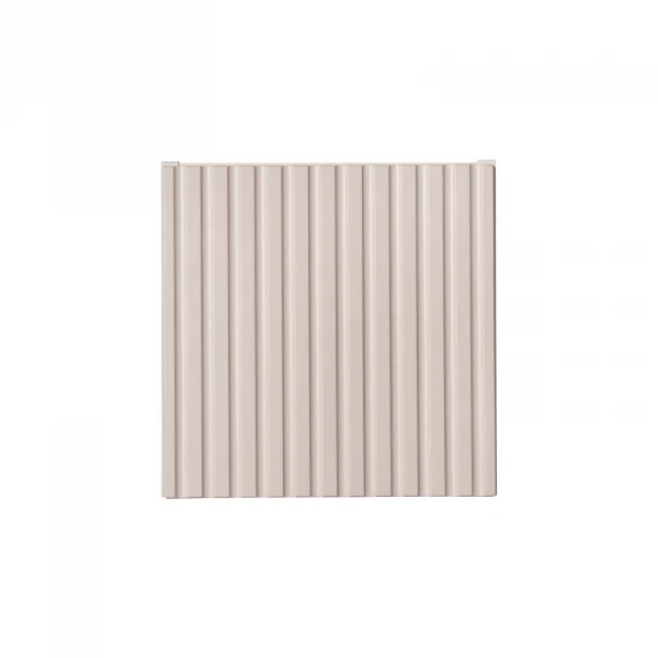 Pensile cubo bagno sospeso 30x30h cm cannettato 1 anta beige Cleany