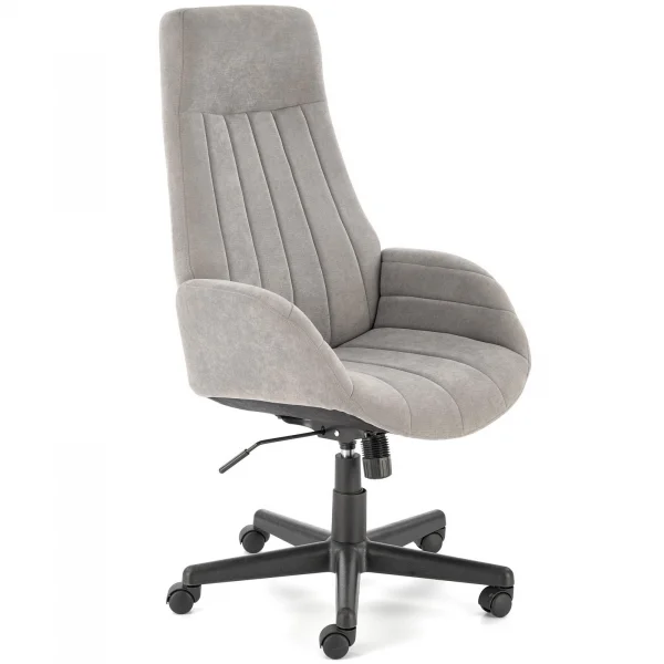 Sedia da ufficio con ruote regolabile grigio nero Ethan