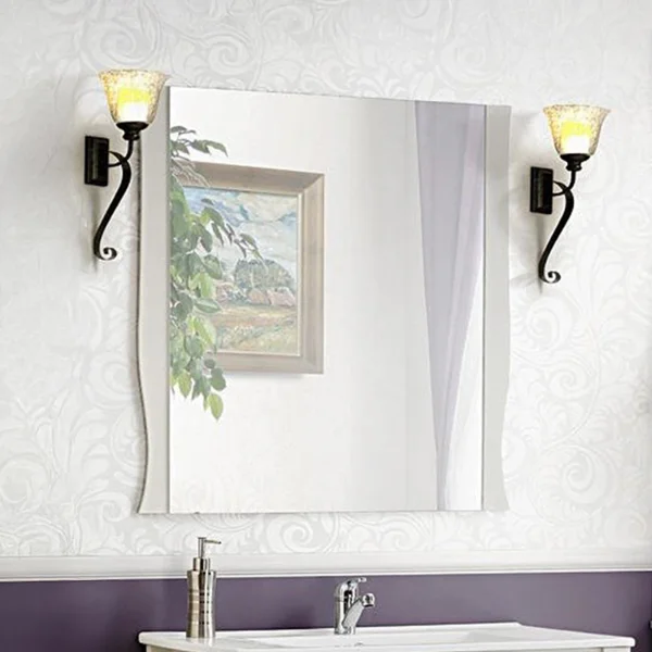 Specchio da parete 80x80cm bianco Brigit