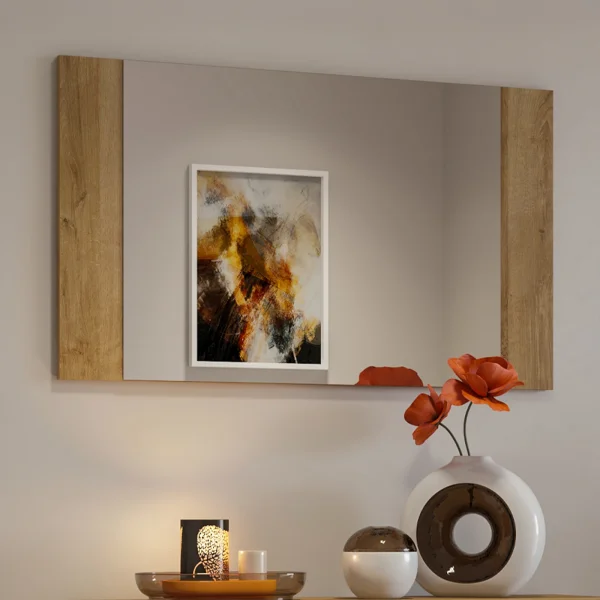 Specchio moderno 84x50cm rovere Mina
