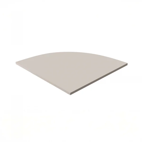 Angolo scrivania ufficio 78x78cm beige cashmere Woody