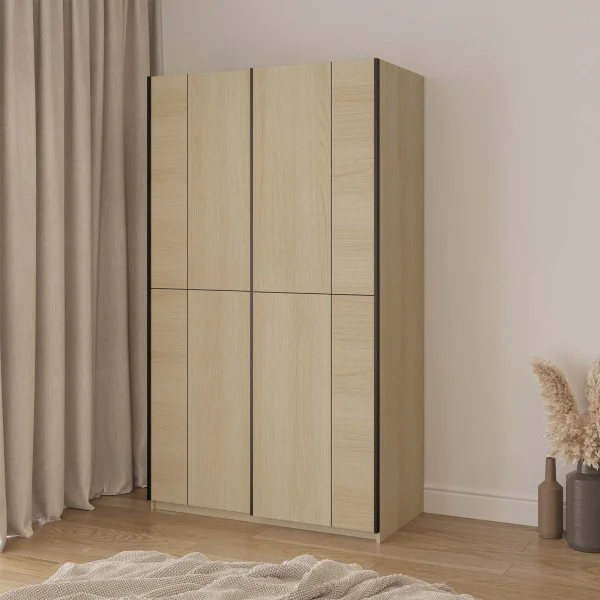 Armadio 120x210h cm 2 ante scorrevoli rovere Procida