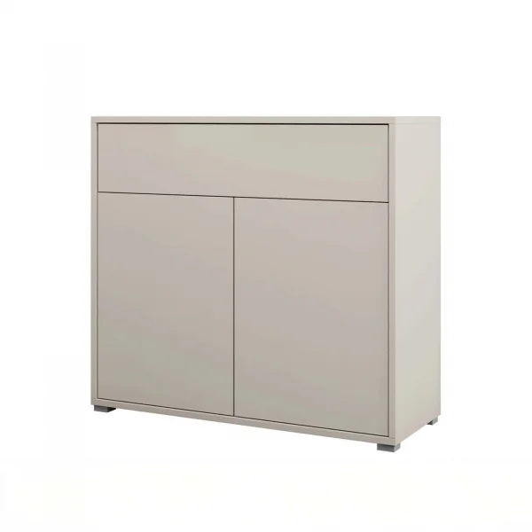 Credenza 100x93h cm 1 cassetto 2 ante moderna beige cashmere Eindhoven