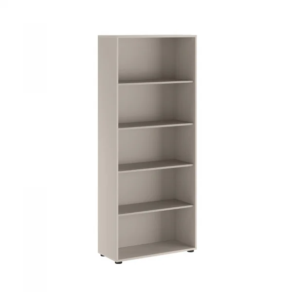 Libreria ufficio moderna 79x188cm beige cashmere Woody