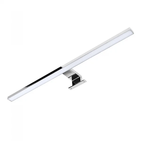 Luce led per specchio bagno 60 cm metallo cromato Dual