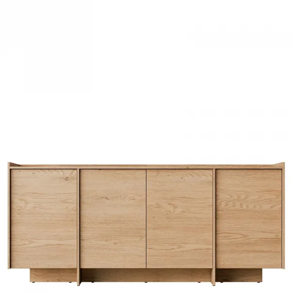 Madia 200x90h cm 4 ante moderna rovere Girone