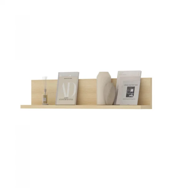 Mensola 150x32h cm per parete attrezzata rovere Megan Gihome®