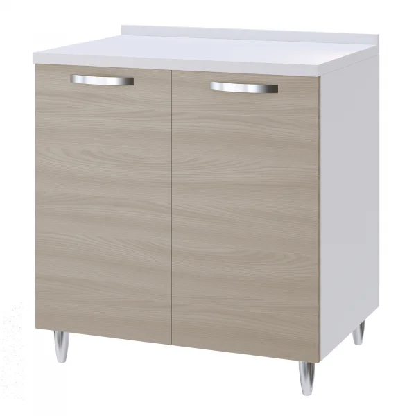 Mobile base cucina 80x86h cm 2 ante rovere olmo Talise