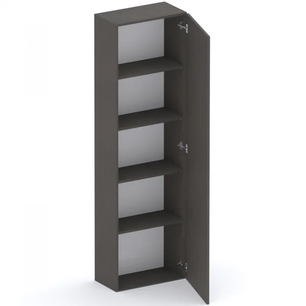 Mobile ingresso 193x220h cm pannello cannettato ossido rovere chiaro Sunset Decor 1013