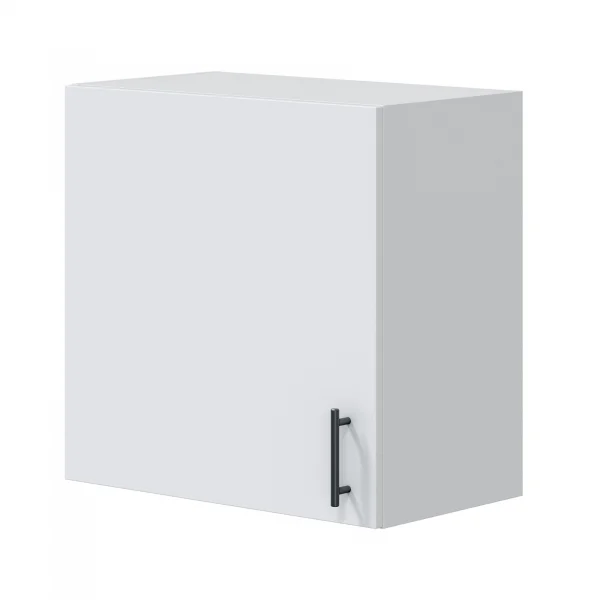 Mobile pensile multiuso 60x60h cm componibile 1 anta bianco lucido Kimera