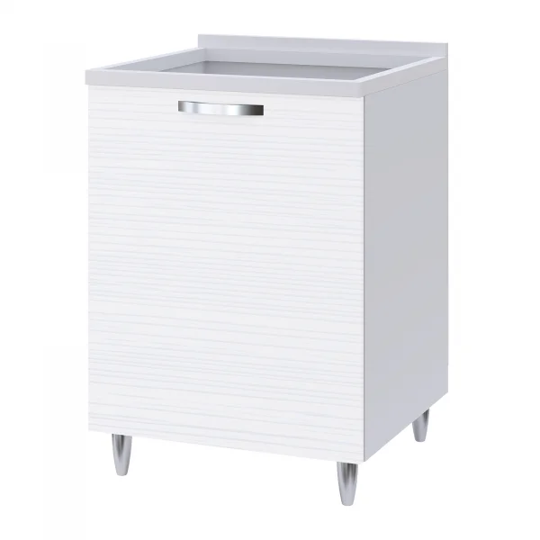 Mobile per piano cottura 60x86h cm bianco frassinato Talise