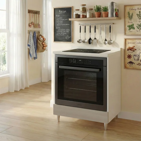 Mobile per piano cottura e forno ad incasso 60x86h cm rovere olmo Talise