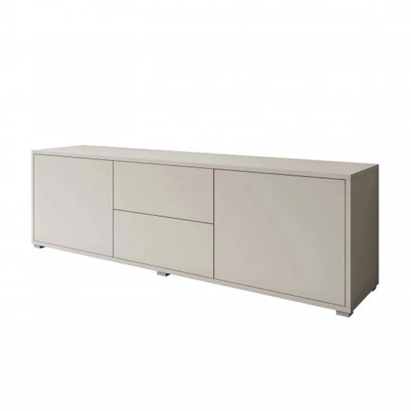 Mobile porta TV 141x50h cm 2 ante 2 cassetti beige cashmere Eindhoven