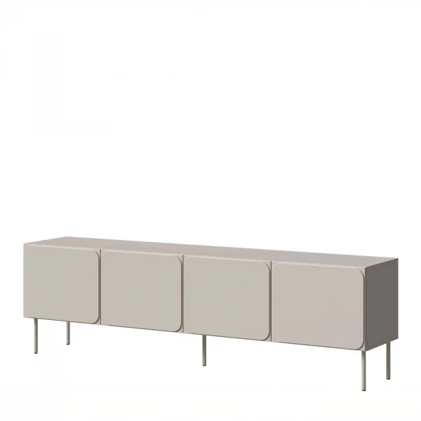 Mobile porta tv 200x61h cm 4 ante beige cashmere Maya
