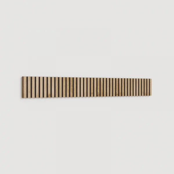 Pannello cannettato a muro 138x15h cm rovere chiaro Sunset Decor