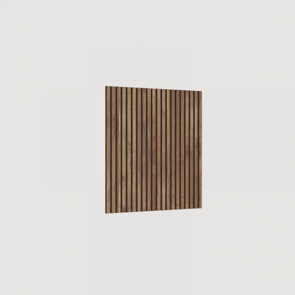 Pannello cannettato a muro 69x74h cm rovere scuro Sunset Decor