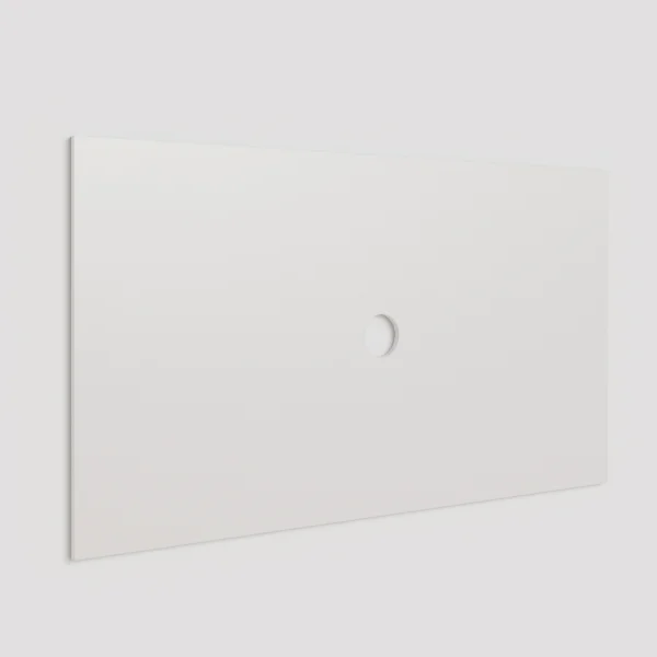 Pannello porta tv 180x100h cm bianco lucido Sunset