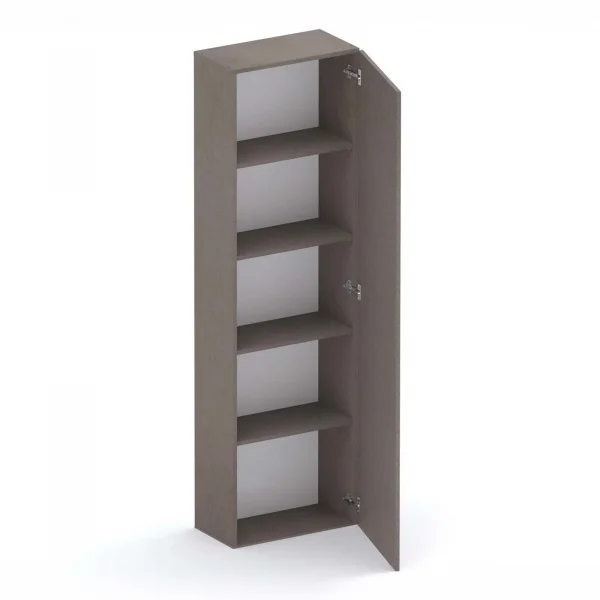 Parete attrezzata 330x186h cm marrone bronzo beige Sunset 1047