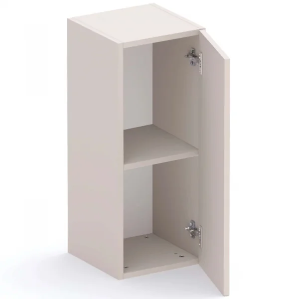 Parete attrezzata sospesa 276x187h cm beige rovere chiaro Sunset Decor 1040