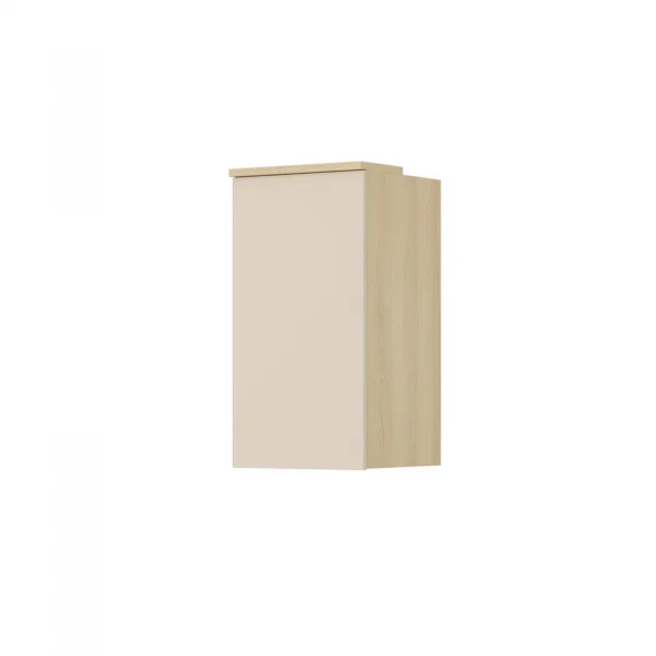 Pensile sospeso 45x83h cm 1 anta reversibile beige cashmere rovere Elvira