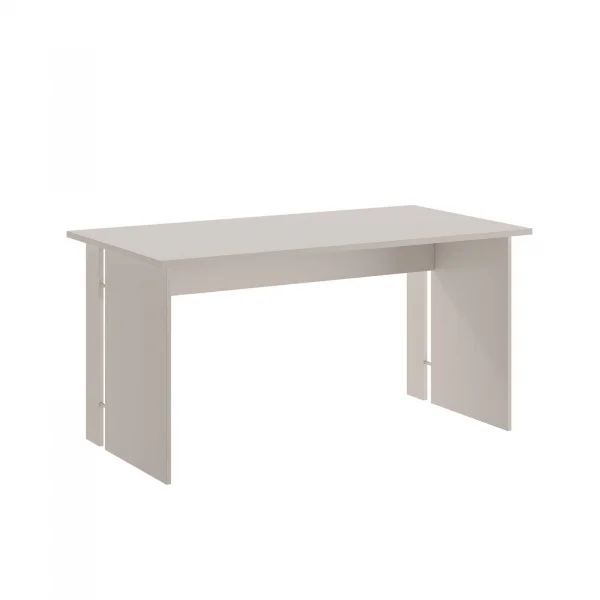 Scrivania ufficio moderna 150x78cm beige cashmere Woody