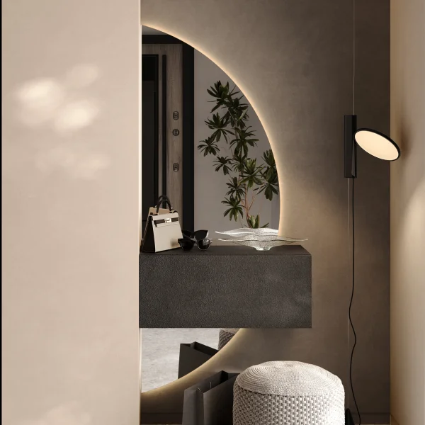 Set specchi da parete retroilluminati 60x170h cm Ponny