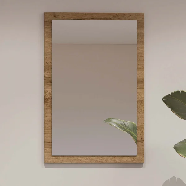 Specchio da parete 40x60h cm rovere Lolla